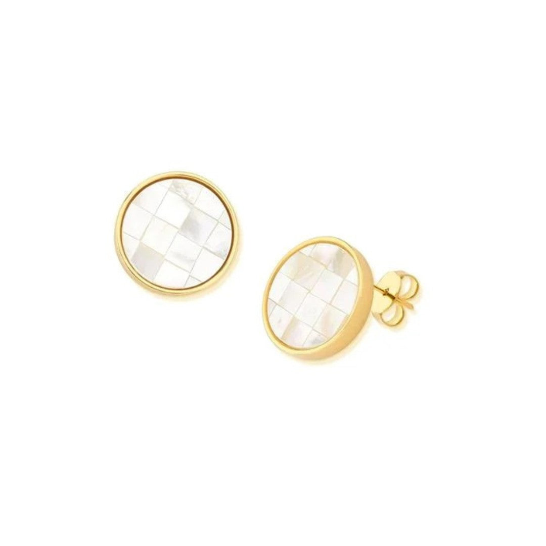 Pendientes Mosaic redondo