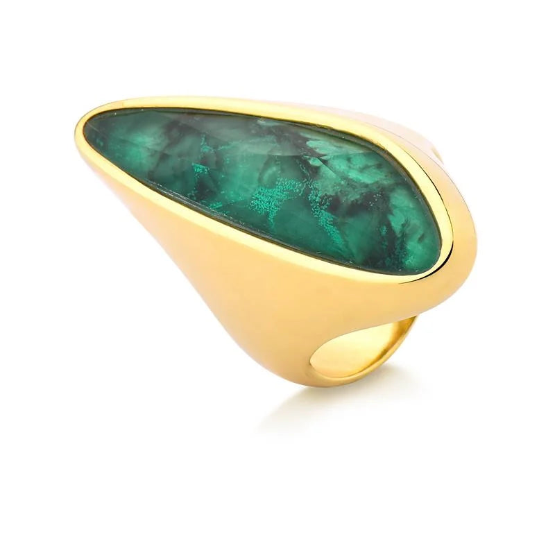 Anillo Eternity Esmeralda