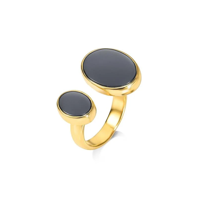 Anillo Hematita ajustable