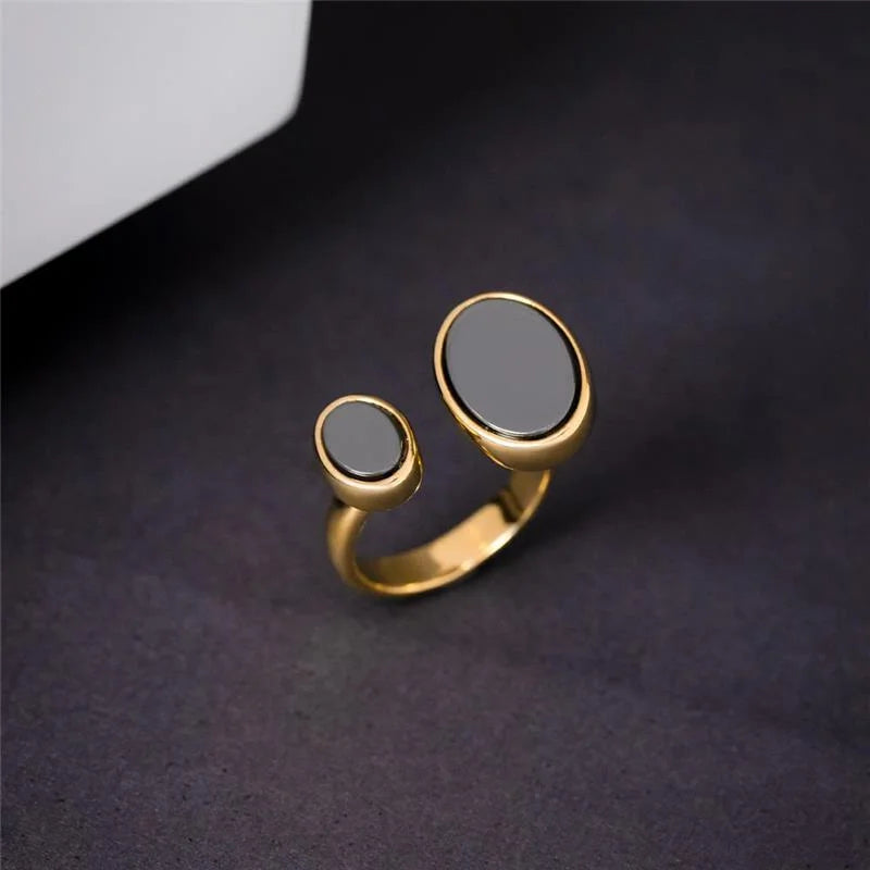 Anillo Hematita ajustable