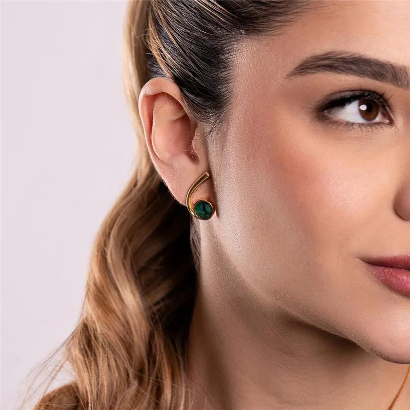 Pendientes Infinity Esmeralda